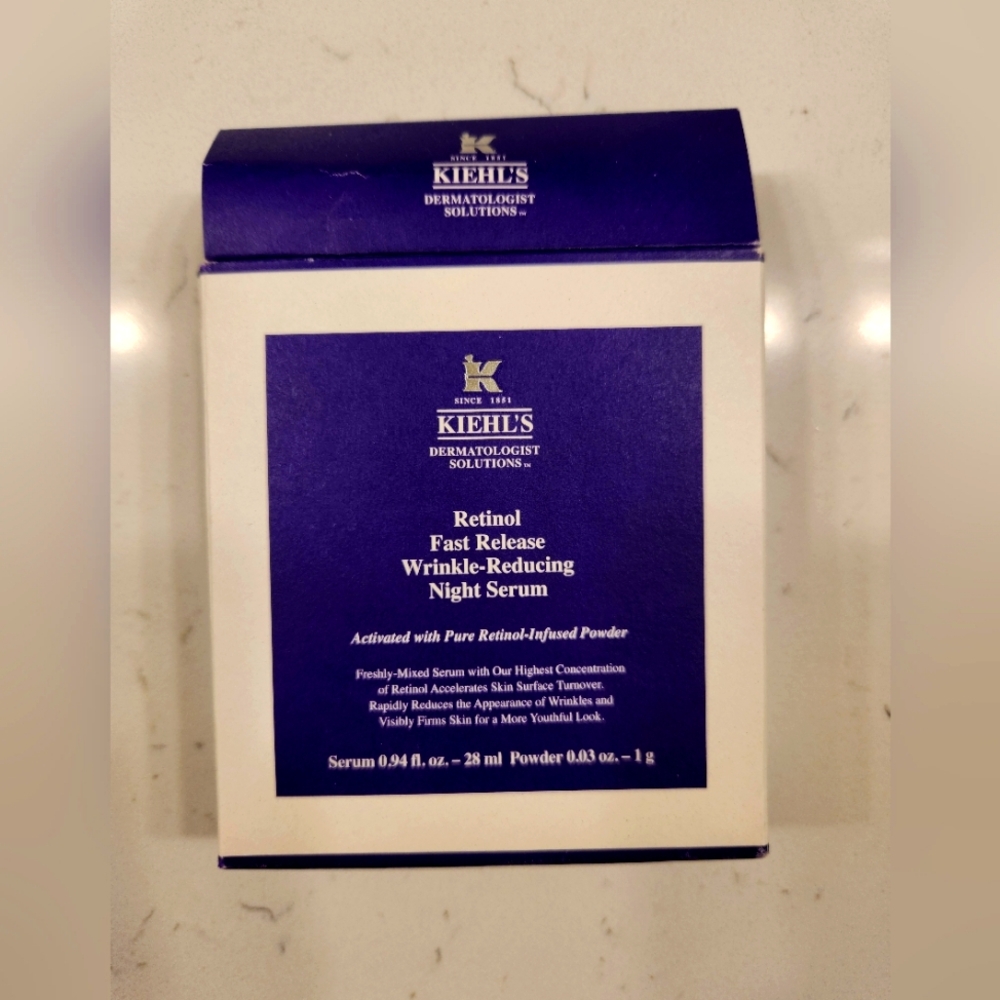 FWP KIEHLS Fast Release Retinol Night Serum With Daily Microdose Serum